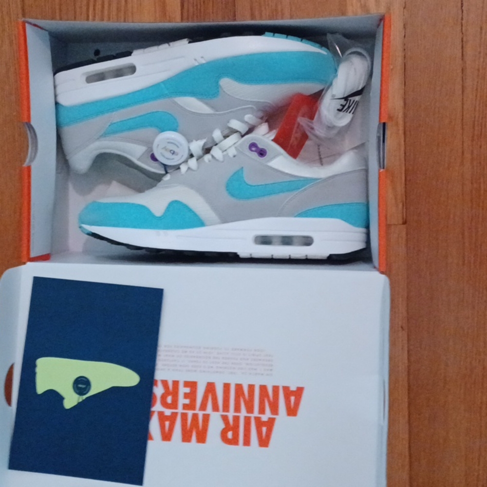 Nike air max 1 anniversary aqua
